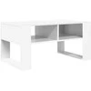 Lova Kavos staliukas Balta 92 x 53 x 45 cm Apdirbta mediena