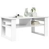 Lova Kavos staliukas Balta 96 x 54 x 44 cm Apdirbta mediena