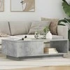 Lova Kavos staliukas Betono pilka 95 x 55 x 31 cm Apdirbta mediena