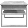Lova Kavos staliukas Betono pilka 96 x 54 x 44 cm Apdirbta mediena