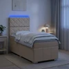 Lova LED lovos čiužinys su LED apšvietimu Kreminė 90 x 200 cm