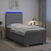 Lova LED lovos čiužinys su LED apšvietimu Šviesiai pilka 80 x 200 cm