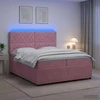 Lova LED lovos čiužinys su LED apšvietimu Rožinė 200 x 200 cm