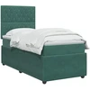 Lova LED lovos čiužinys su LED apšvietimu Tamsiai žalia 90 x 190 cm