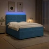 Lova LED lovos čiužinys su LED apšvietimu Mėlyna 200 x 200 cm