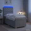 Lova LED lovos čiužinys su LED apšvietimu Šviesiai pilka 90 x 190 cm