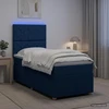 Lova LED lovos čiužinys su LED apšvietimu Mėlyna 80 x 200 cm Audinys
