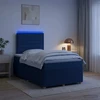 Lova LED lovos čiužinys su LED apšvietimu Mėlyna 120 x 190 cm
