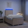 Lova LED lovos čiužinys su LED apšvietimu Kreminė 120 x 190 cm