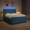 Lova LED lovos čiužinys su LED apšvietimu Mėlyna 200 x 200 cm
