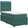 Lova LED lovos čiužinys su LED apšvietimu Tamsiai žalia 100 x 200 cm