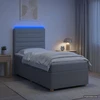 Lova LED lovos čiužinys su LED apšvietimu Šviesiai pilka 90 x 200 cm