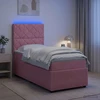 Lova LED lovos čiužinys su LED apšvietimu Rožinė 100 x 200 cm