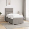 Lova LED lovos čiužinys su LED apšvietimu Taupe 120 x 190 cm Audinys