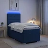 Lova LED lovos čiužinys su LED apšvietimu Mėlyna 90 x 200 cm Audinys