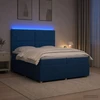 Lova LED lovos čiužinys su LED apšvietimu Mėlyna 200 x 200 cm