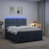Lova LED lovos čiužinys su LED apšvietimu Tamsiai pilka 180 x 200 cm