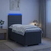 Lova LED lovos čiužinys su LED apšvietimu Tamsiai pilka 80 x 200 cm