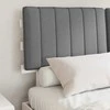 Lova Lovo rėmas su apmuštu galvūgaliu Šviesiai pilka 135 x 190 cm