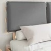 Lova Lovo rėmas su apmuštu galvūgaliu Šviesiai pilka 150 x 200 cm