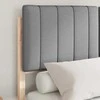 Lova Lovo rėmas su apmuštu galvūgaliu Šviesiai pilka 120 x 200 cm