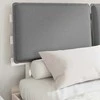 Lova Lovo rėmas su apmuštu galvūgaliu Šviesiai pilka 135 x 190 cm