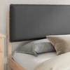 Lovo rėmas su apmuštu galvūgaliu Tamsiai pilka 180 x 200 cm