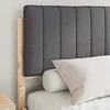 Lova Lovo rėmas su apmuštu galvūgaliu Tamsiai pilka 135 x 190 cm