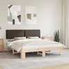Lova Lovo rėmas su apmuštu galvūgaliu Taupe 180 x 200 cm