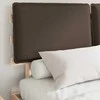 Lovo rėmas su apmuštu galvūgaliu Taupe 160 x 200 cm