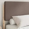 Lova Lovo rėmas su apmuštu galvūgaliu Taupe 150 x 200 cm