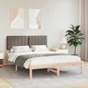 Lova Lovo rėmas su apmuštu galvūgaliu Taupe 140 x 190 cm