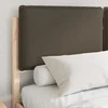 Lovo rėmas su apmuštu galvūgaliu Taupe 140 x 200 cm