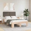 Lova Lovo rėmas su apmuštu galvūgaliu Taupe 120 x 200 cm