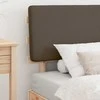 Lova Lovo rėmas su apmuštu galvūgaliu Taupe 75 x 190 cm