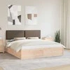 Lova Lovo rėmas su apmuštu galvūgaliu Taupe 180 x 200 cm
