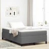 Kiemas lova Šviesiai pilka 120 x 200 cm Kordūrinis audinys