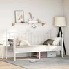 Lova Dienos lovos rėmas Balta 75 x 190 cm Plienas