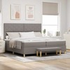 Kiemas lova su pagalve Tortora 200 x 200 cm audinys