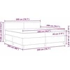 Kiemas lova su galvūgalio Šviesiai pilka ir balta. 200 x 200 cm