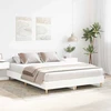 Lova Lovos rėmas 2 pcs Balta 152 x 203 cm Apdirbta mediena