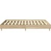 Lova Lovos rėmas 2 pcs Sonoma 152 x 203 cm Apdirbta mediena