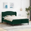Lova Lovos rėmas 2 pcs Tamsiai žalia 120 x 190 cm Aksomas