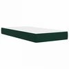 Lova Lovos rėmas 2 pcs Tamsiai žalia 90 x 190 cm Aksomas