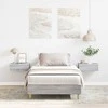 Lova Lovos rėmas Pilkas Sonoma 203 x 93 x 25 cm Apdirbta mediena