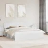 Lova Lovos rėmas Balta 180 x 200 cm Kietos pušies mediena