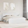 Lova Lovos rėmas Balta 180 x 200 cm Kietos pušies mediena