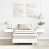 Lova Lovos rėmas Be Čiužinio Baltas 100x200 cm Inžinierinė mediena