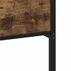 Lova Lovos rėmas be čiužinio, dūminio ąžuolo, 140x190cm, metalas