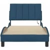 Lova Lovos rėmas be čiužinio, Hanko, mėlynas, 80x200 cm, audinys